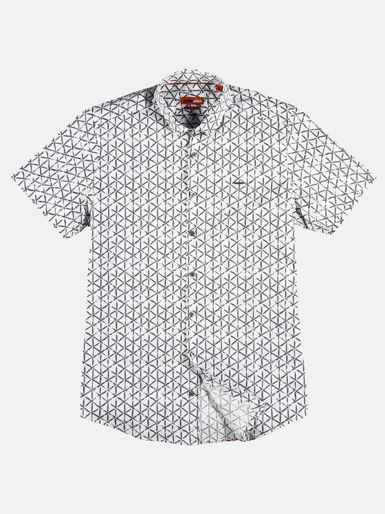 emilio adani Herren elastisches Hemd in maskuliner Passform Grau 29323
