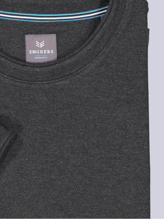 ENGBERS GERMANY Herren T-Shirt softem Waren-Hightechmaterial Anthrazit 38926