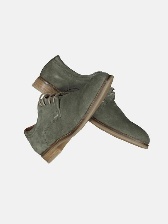 engbers Herren Halbschuh aus Leder Grün 36707