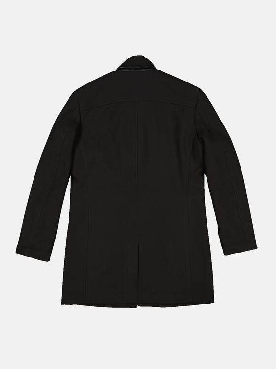 engbers Herren Mantel mit Nylon-Inlet Schwarz 34075