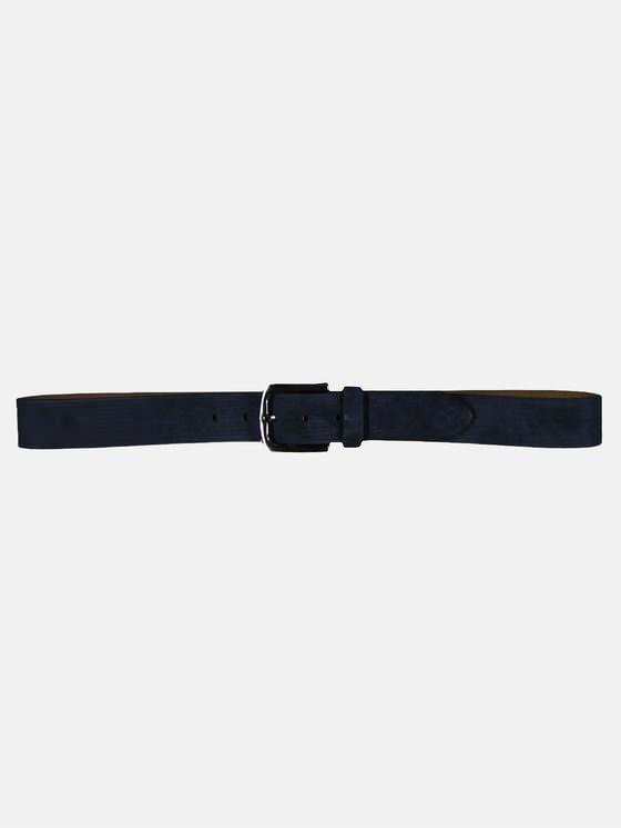 emilio adani Herren Ledergürtel Blau 29494