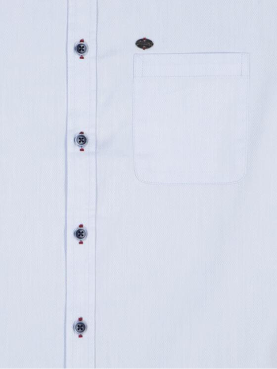 engbers Herren Langarm-Hemd uni Hellblau 32817