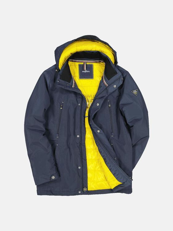 engbers Herren Funktionsjacke mit abnehmbarer Kapuze Saphirblau 33296