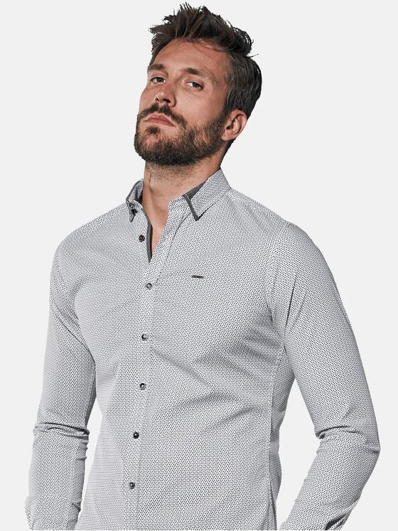 emilio adani Herren Hemd langarm Grau 30867