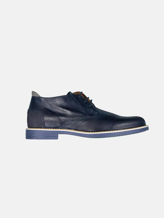 engbers Herren Boots aus Leder Blau 34420