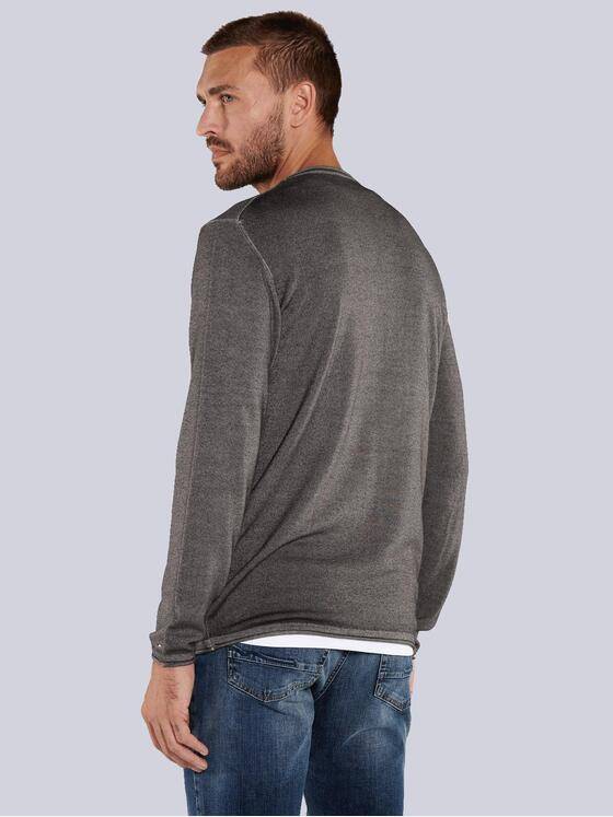 emilio adani Herren Pullover uni Beige 36142