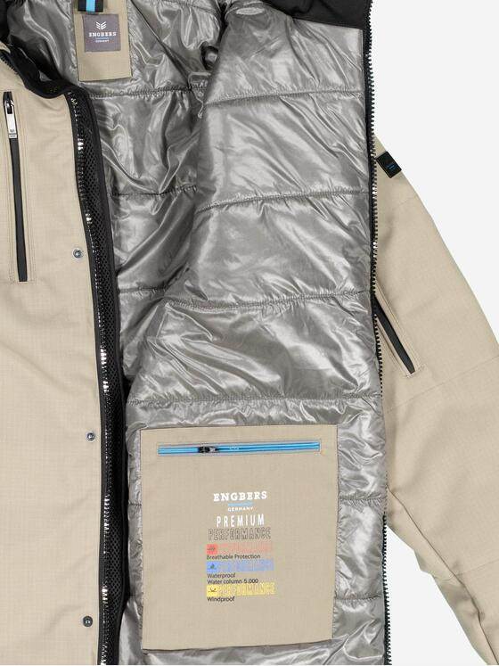 ENGBERS GERMANY Herren Funktionsjacke Beige 37405