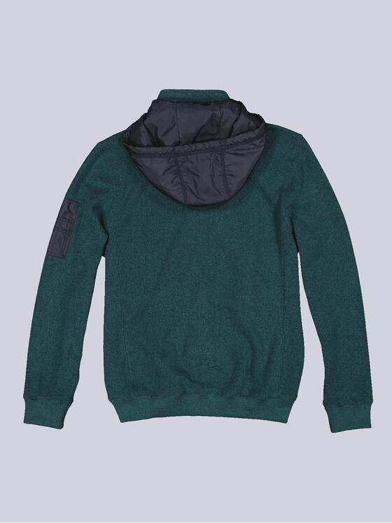 engbers Herren Sweatjacke Kapuze Petrolgruen 33754