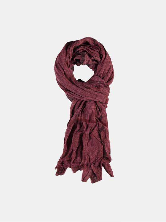 engbers Herren Schal gemustert Tomatenrot 24296