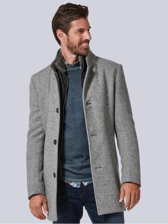 ENGBERS GERMANY Herren Mantel Grau 35506