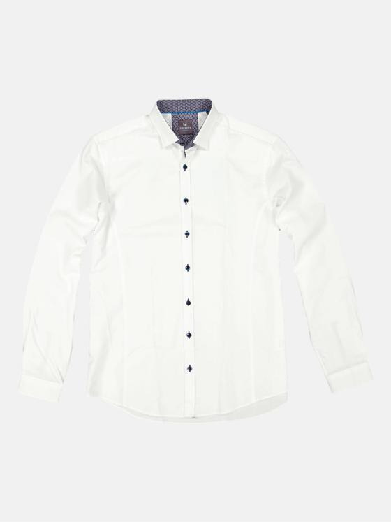 engbers Herren Langarm-Hemd "My Favorite" Weiß 34855