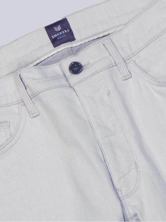 ENGBERS GERMANY Herren Super-Stretch-Jeans mit Tencelanteil Hellgrau 38877