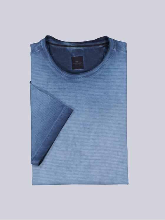 engbers Herren T-Shirt gestreift Saphirblau 38979