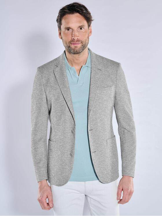 ENGBERS GERMANY Herren Sakko aus italienischem Garn Silbergrau 38412