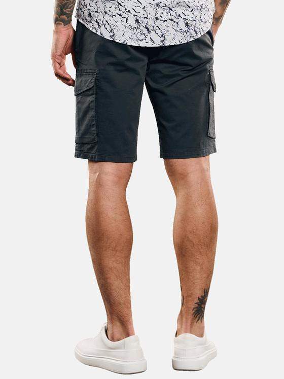 emilio adani Herren Cargo-Bermuda Blau 33185