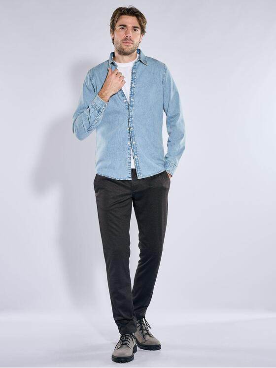 emilio adani Herren Hemd uni Hellblau 40927