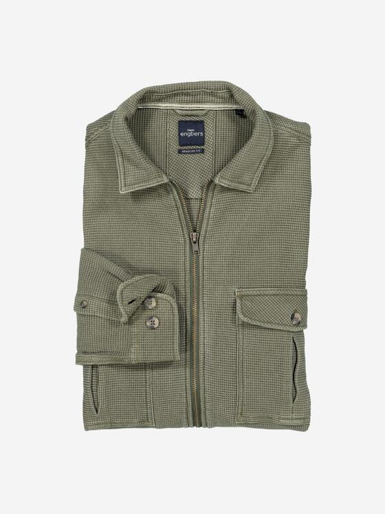 engbers Herren Hemd uni Grün 37185