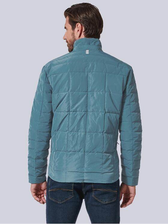 engbers Herren Steppjacke mit abnehmbarer Kapuze Türkis 35178