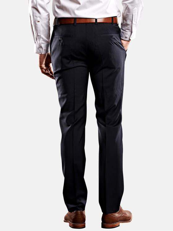 emilio adani Herren Anzug-Hose Slim Fit Saphirblau 33492