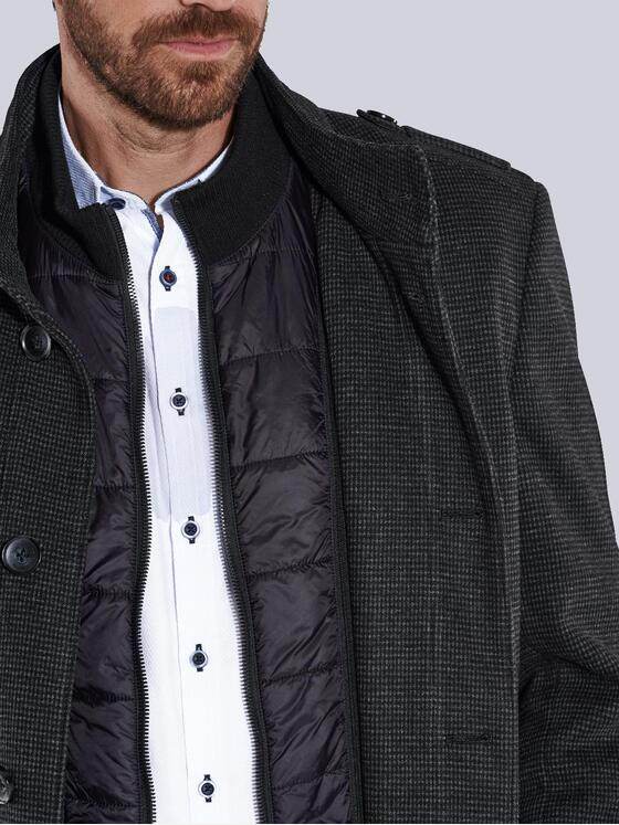 engbers Herren Mantel regular Grau 35487