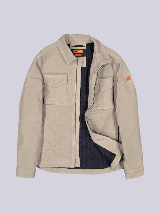 emilio adani Herren Jacke aus Feincord Beige 39281