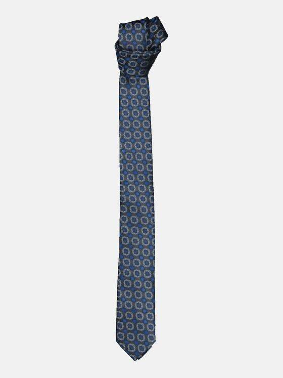 engbers Herren Krawatte gemustert Blau 36035