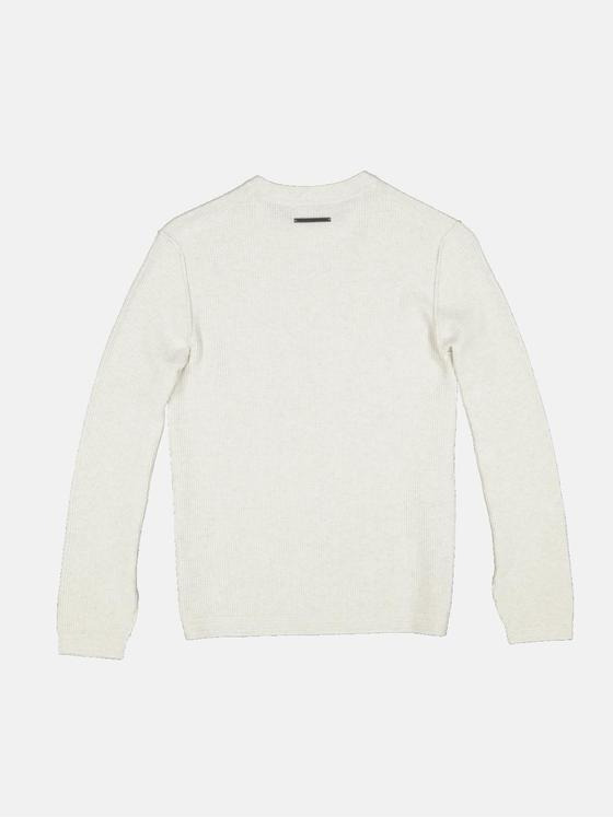 emilio adani Herren Pullover strukturiert Beige 34316