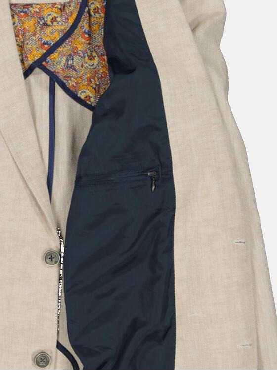 engbers Herren Freizeit-Sakko mit Leinenanteil Beige 36553