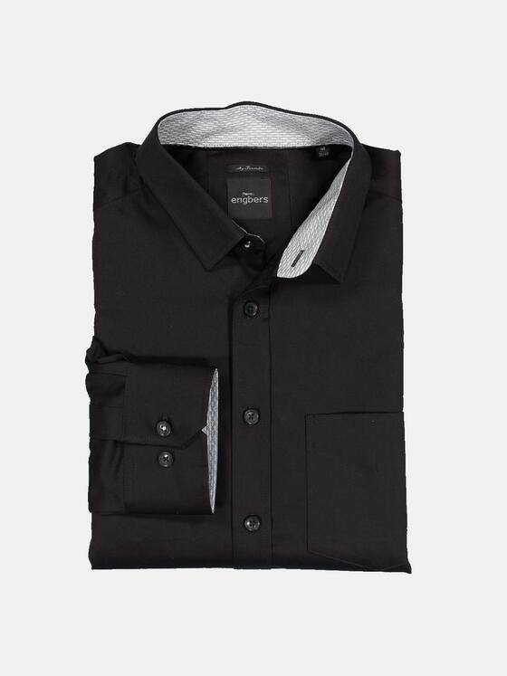 engbers Herren Hemd "My Favorite" Schwarz 35453
