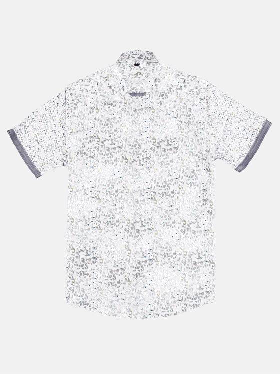 engbers Herren Dezent gemustertes Hemd Comfort-Stretch Saphirblau 29759