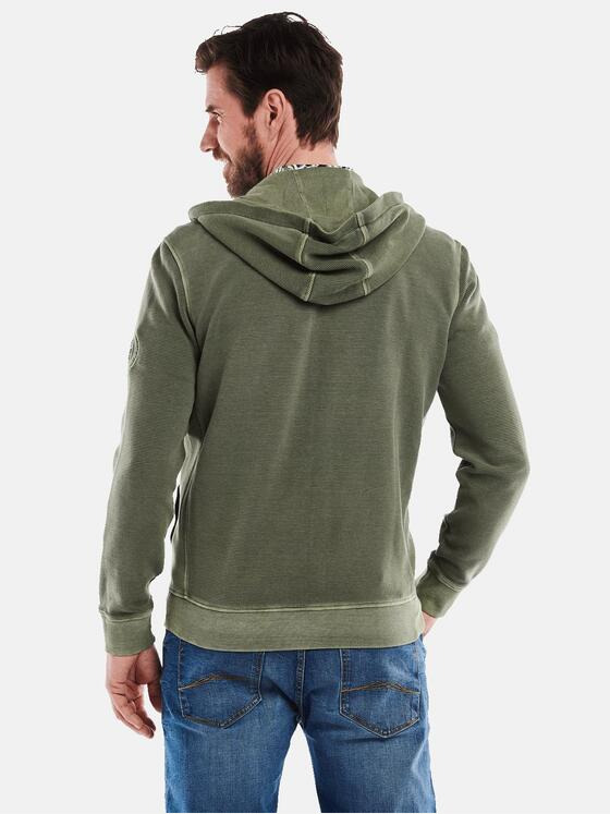 engbers Herren Sweatjacke strukturiert Grün 35123