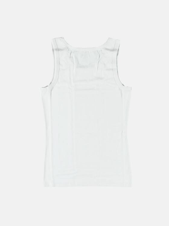 emilio adani Herren Tank-Top uni Weiß 36913