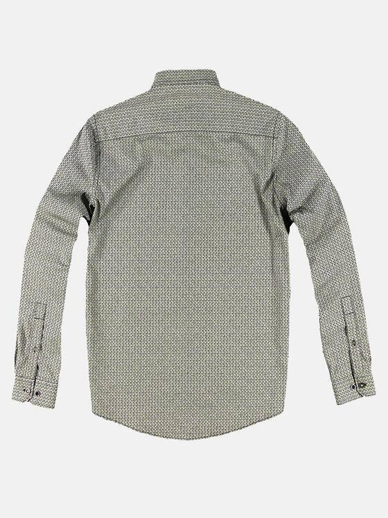 engbers Herren Printhemd Limonengelb 30375