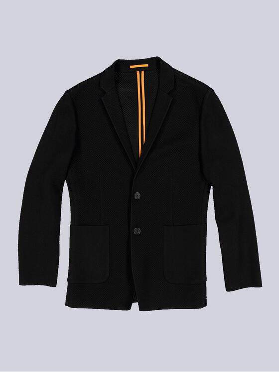emilio adani Herren Freizeit-Sakko slim fit Schwarz 35265