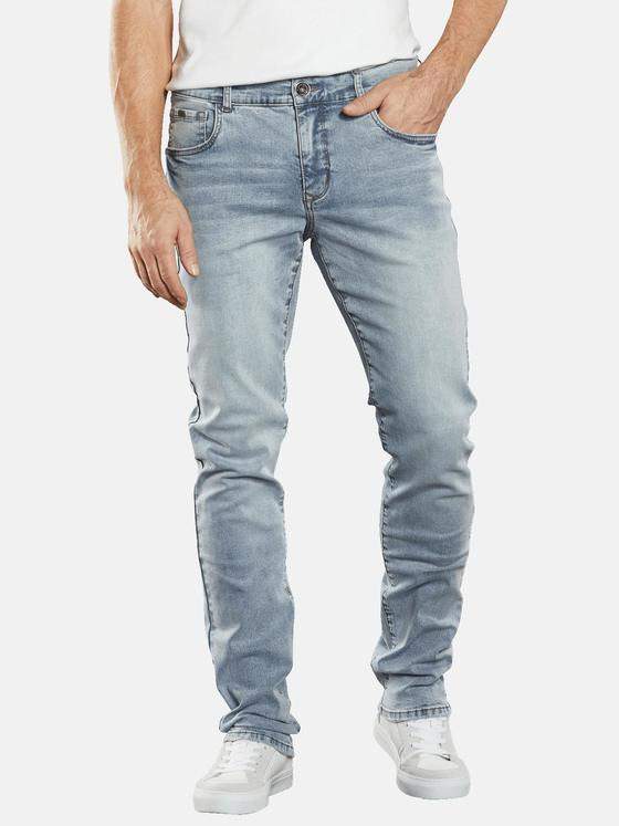 engbers Herren Super-Stretch-Jeans regular Hellblau 34556