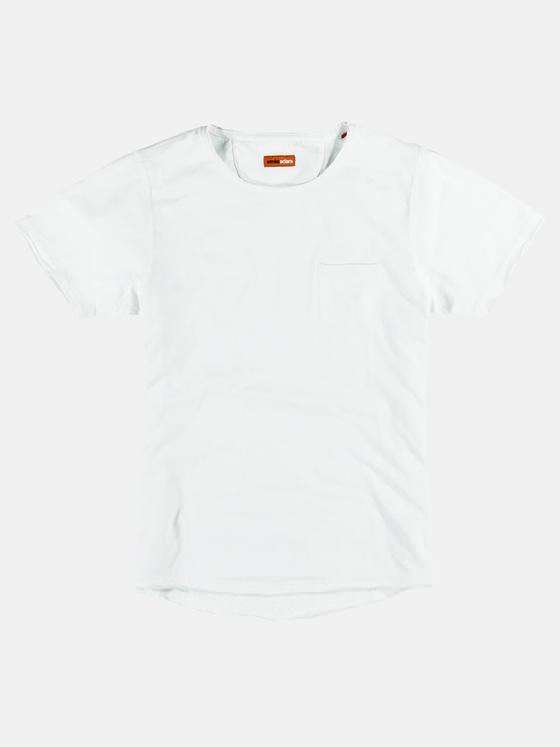 emilio adani Herren Rundhals T-Shirt Weiß 23662