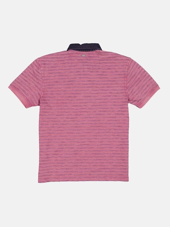 engbers Herren Polo-Shirt gestreift Pink 34922