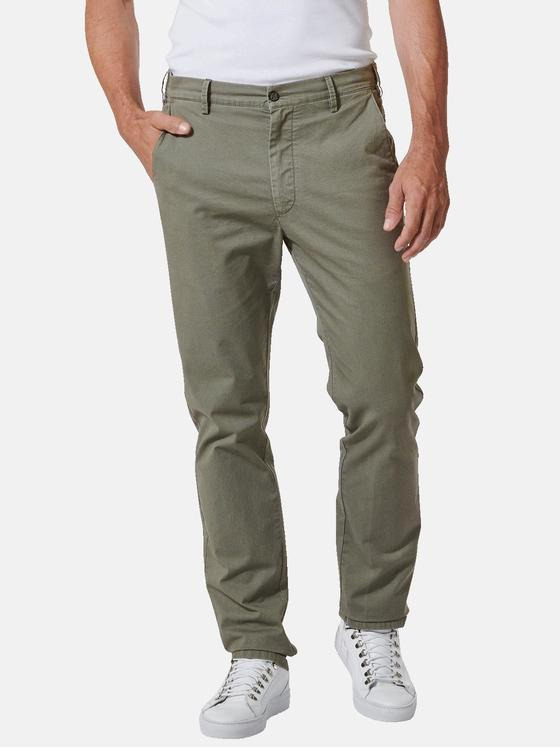 ENGBERS GERMANY Herren Chino slim fit Oliv 35008