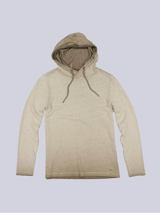 emilio adani Herren Langarm-Shirt uni Beige 35250