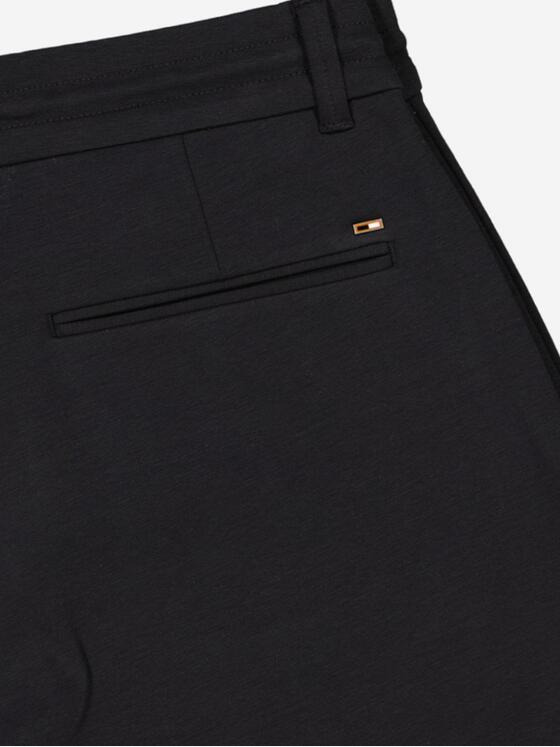 emilio adani Herren Chino-Bermuda slim fit Schwarz 37049