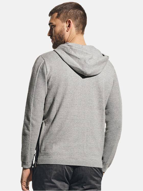 emilio adani Herren Sportive Strickjacke Grau 31232