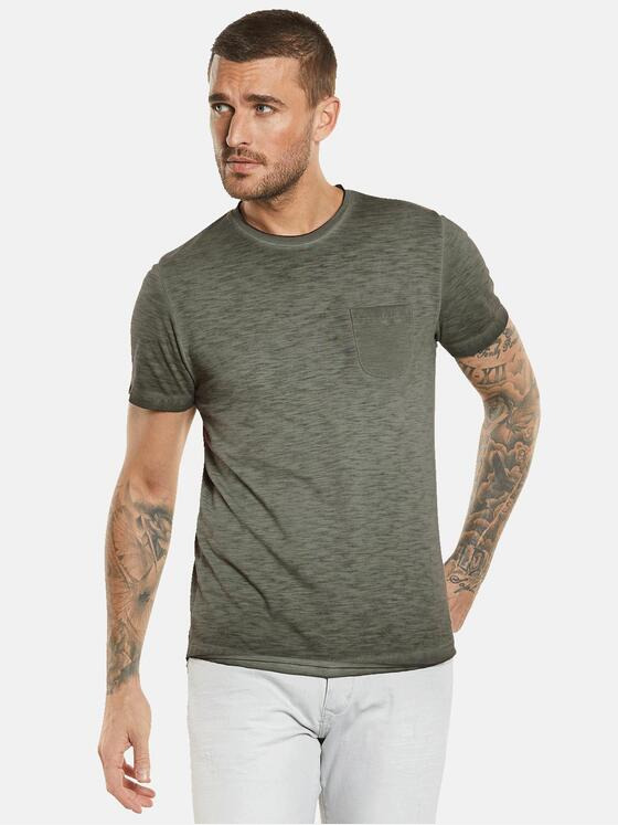 emilio adani Herren T-Shirt slim fit Grün 34546