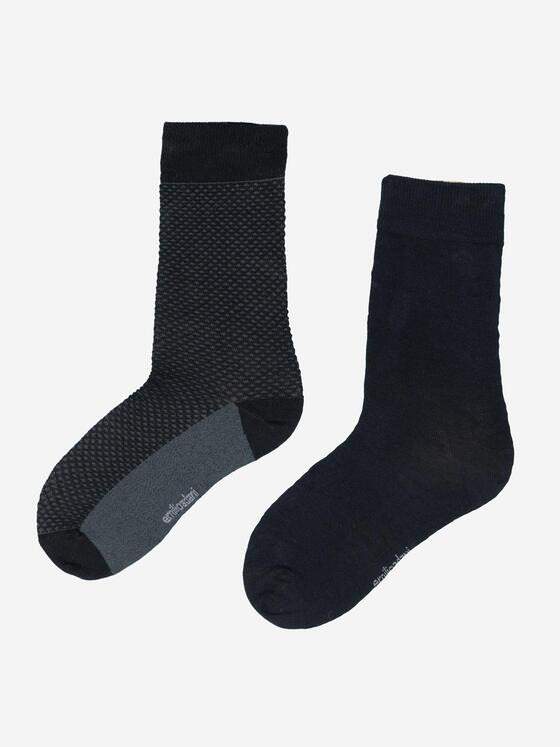 emilio adani Herren Socke gemustert Grau 37825