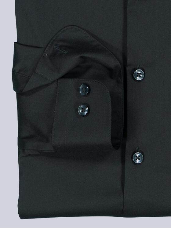 emilio adani Herren Performance Hemd "My Favorite" schwarz Schwarz 38001