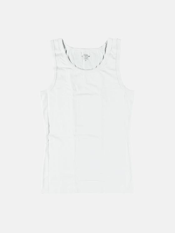 emilio adani Herren Tank-Top uni Weiß 36913
