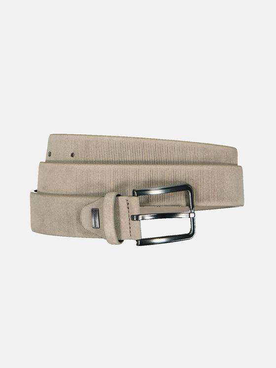 emilio adani Herren Ledergürtel Beige 32921