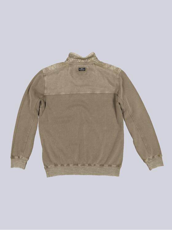 engbers Herren Sweatshirt mit Stehbund Braun 35666