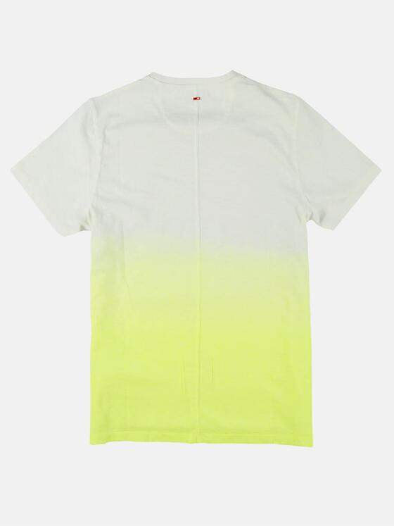 emilio adani Herren T-Shirt im Ombré-Look Gelb 27671