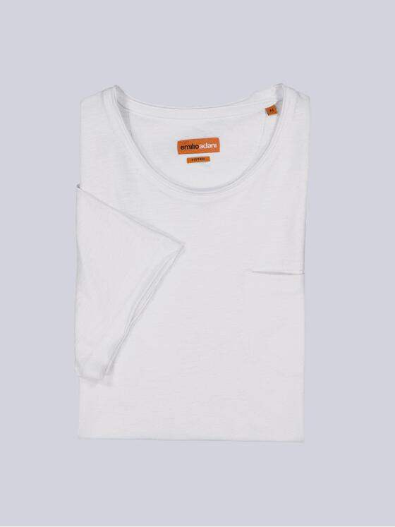 emilio adani Herren Basic-Shirt "My Favorite" Weiß 36233