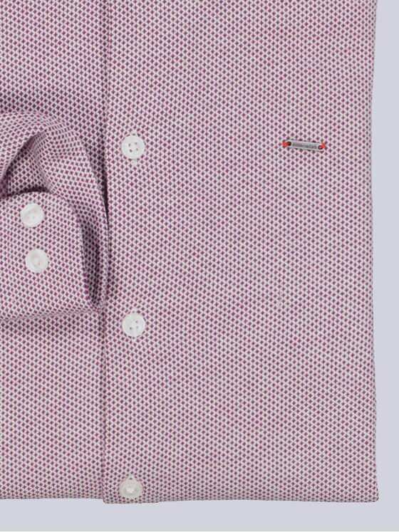 emilio adani Herren Langarm-Hemd slim fit Rot 36025